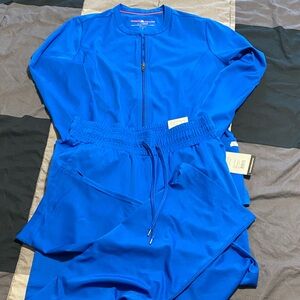 Blue Zip-Up Tracksuit